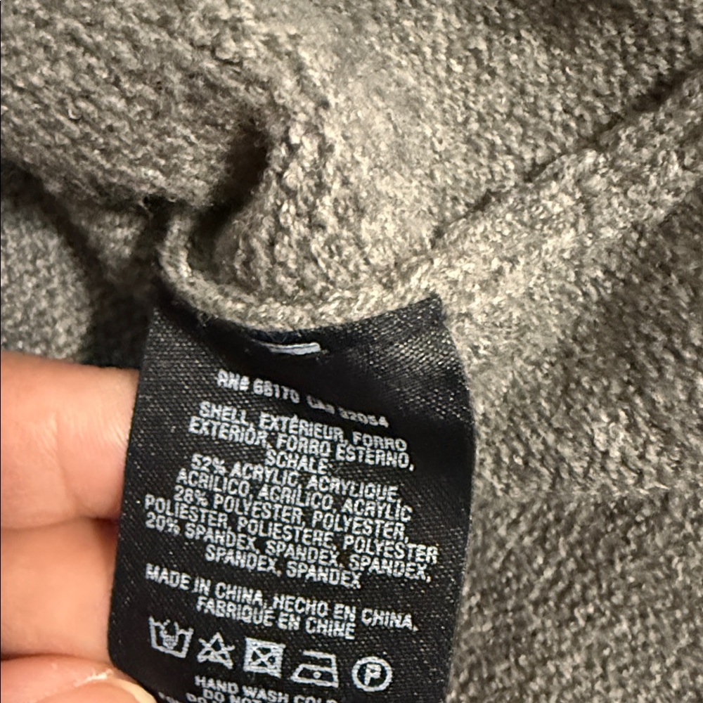 Anthropologie Moth gray sleeveless oversized cowl neck poncho sweater - Picture 5 of 6